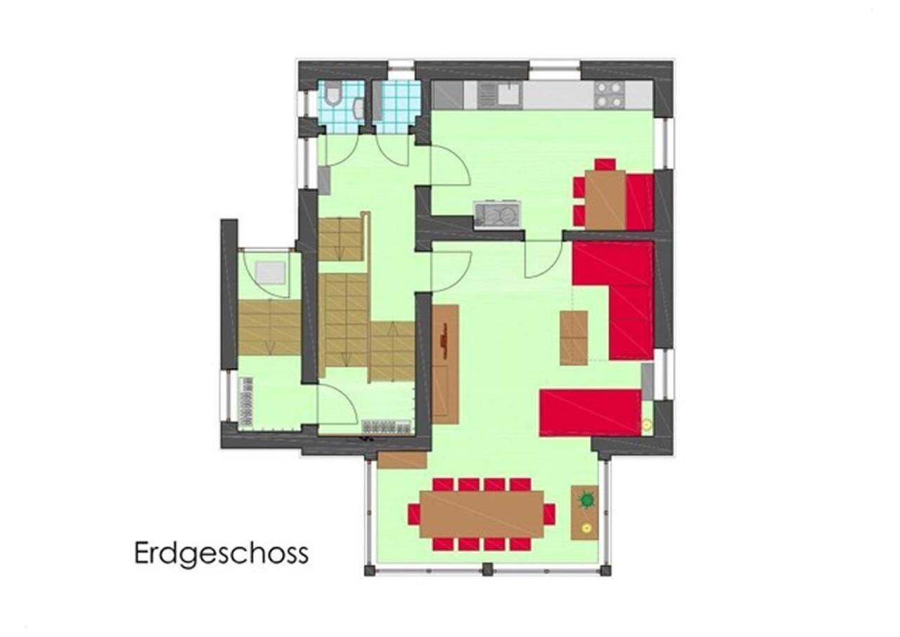 Villa Schnuck - Das Rote Ferienhaus Бад-Гаштайн Екстер'єр фото